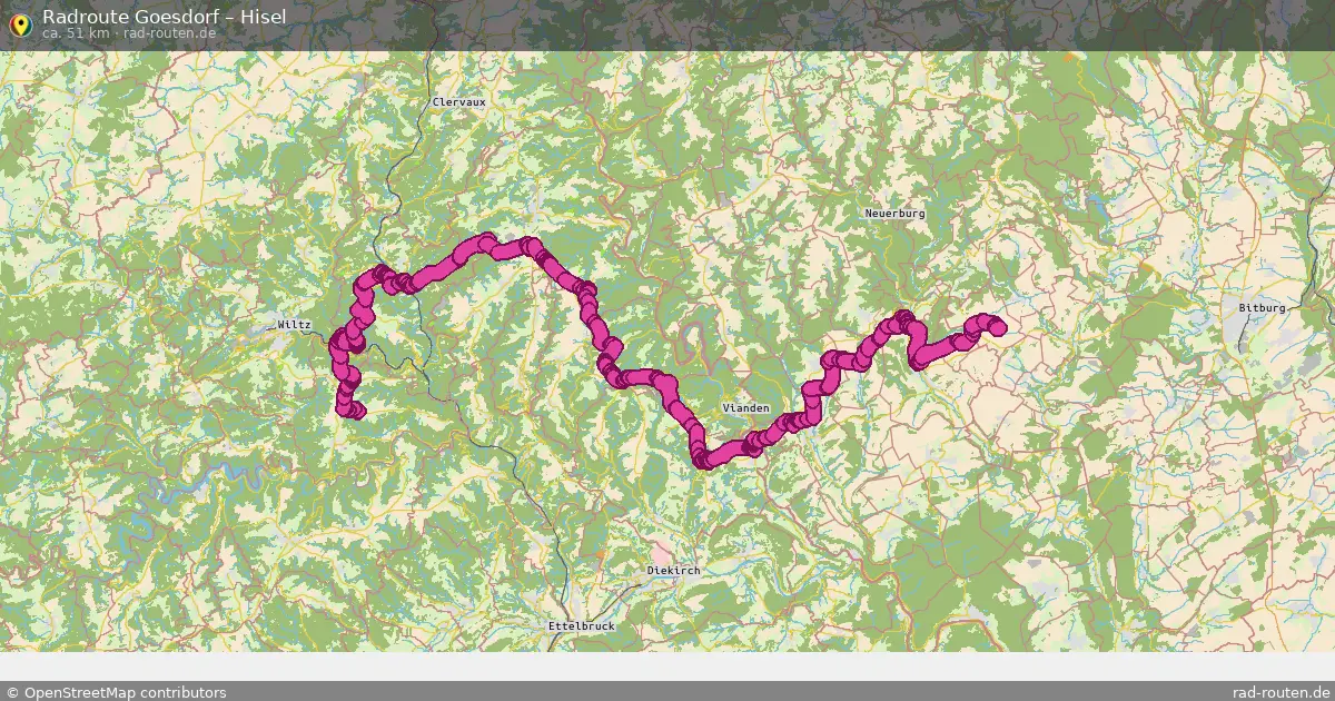 Radtour Goesdorf – Hisel