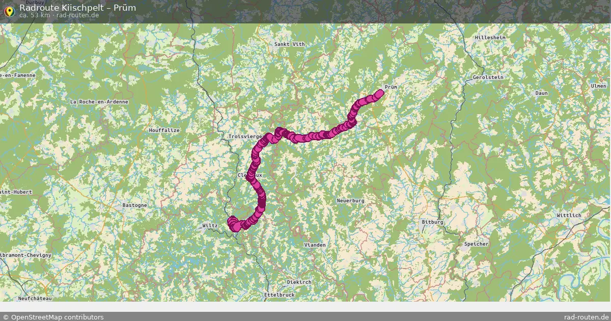 Radtour Kiischpelt – Prüm