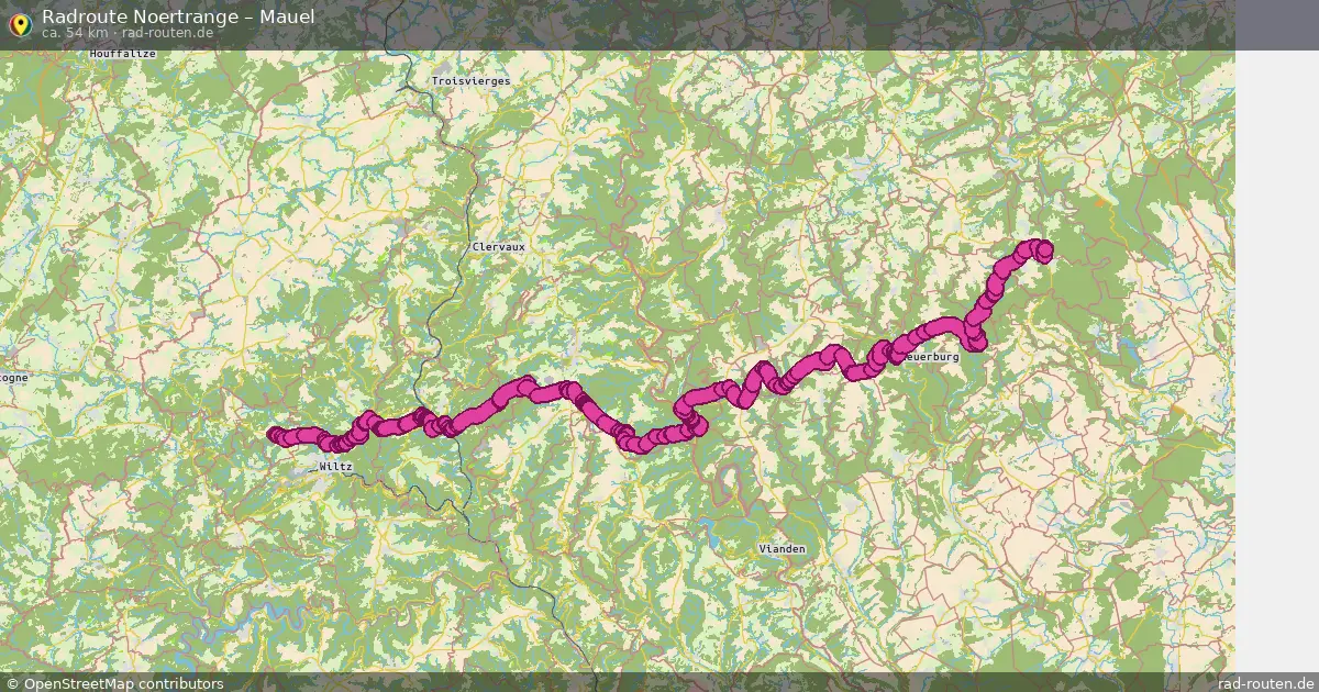 Radtour Noertrange – Mauel