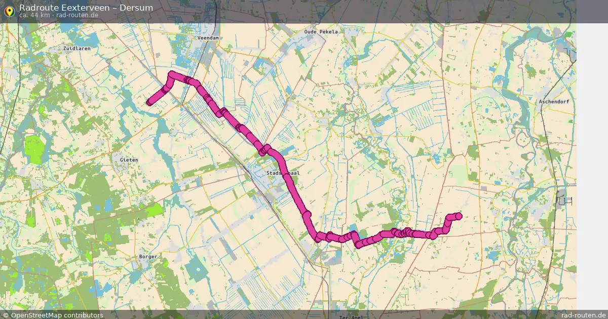 Radtour Eexterveen – Dersum