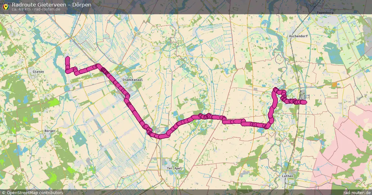 Radtour Gieterveen – Dörpen