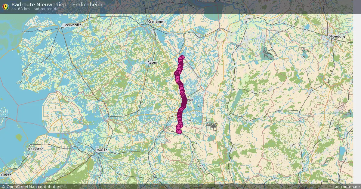 Radtour Nieuwediep – Emlichheim