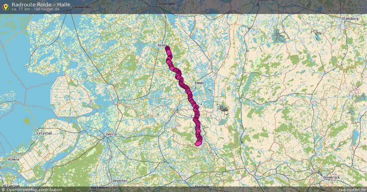 Radtour Rolde – Halle
