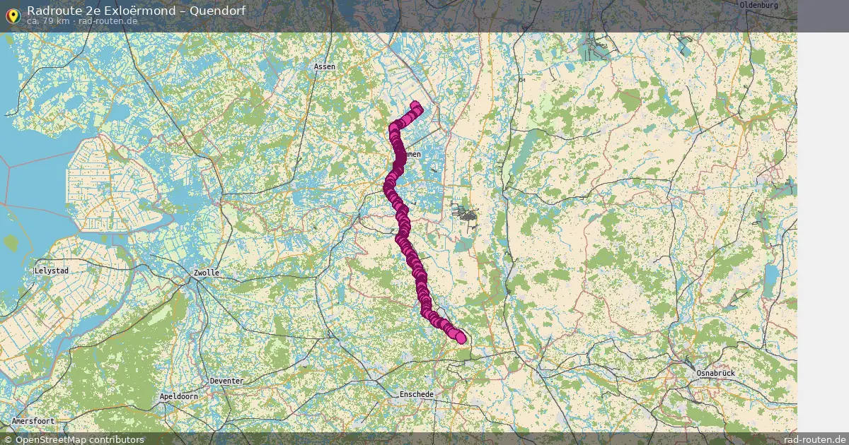 Radtour 2E Exloërmond – Quendorf