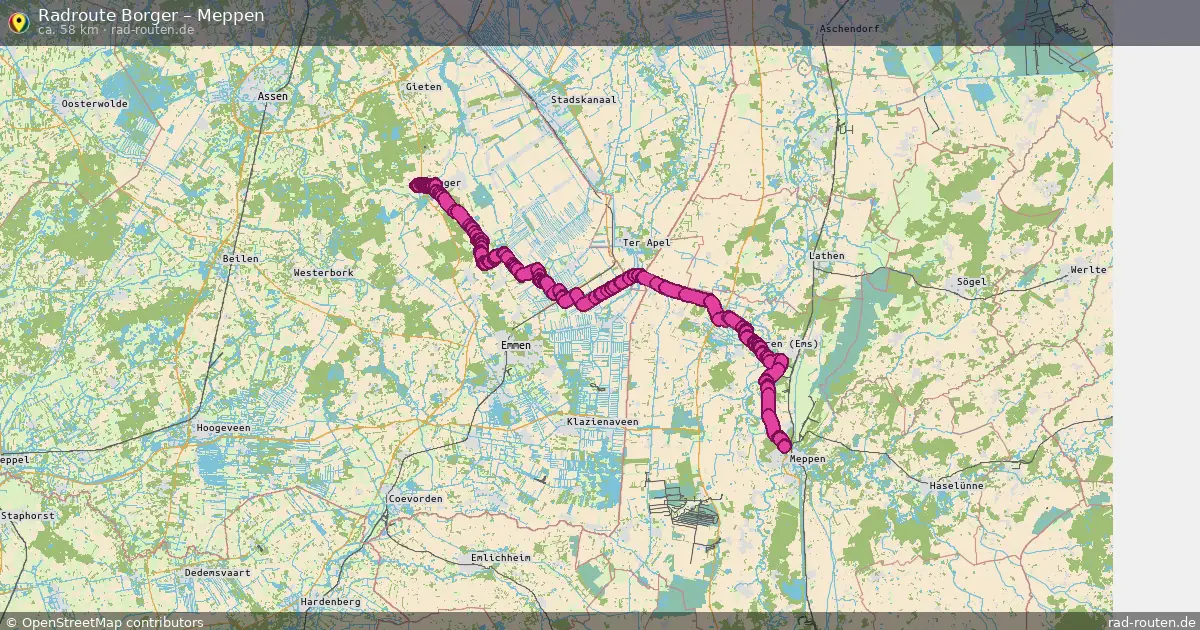 Radtour Borger – Meppen