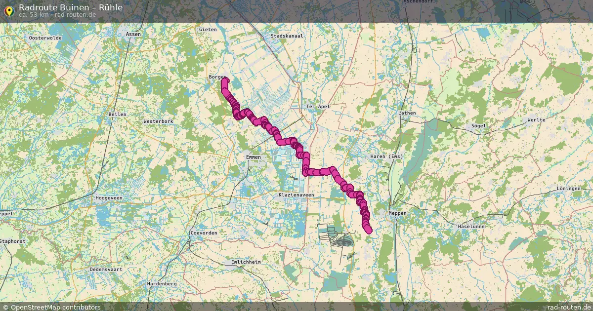 Radtour Buinen – Rühle