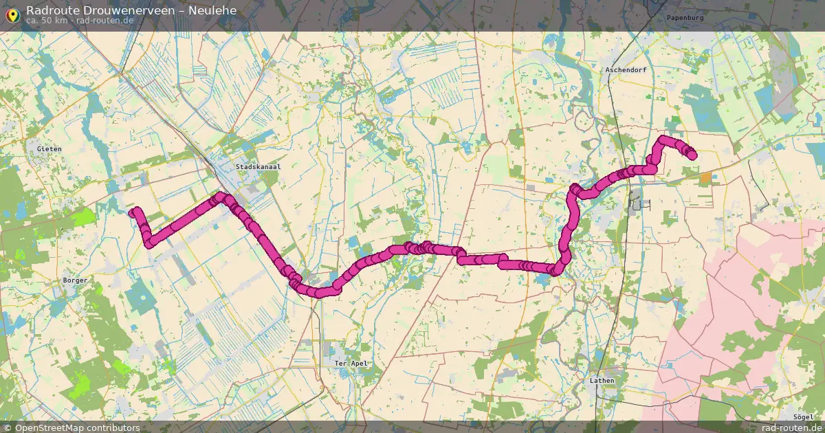 Radtour Drouwenerveen – Neulehe