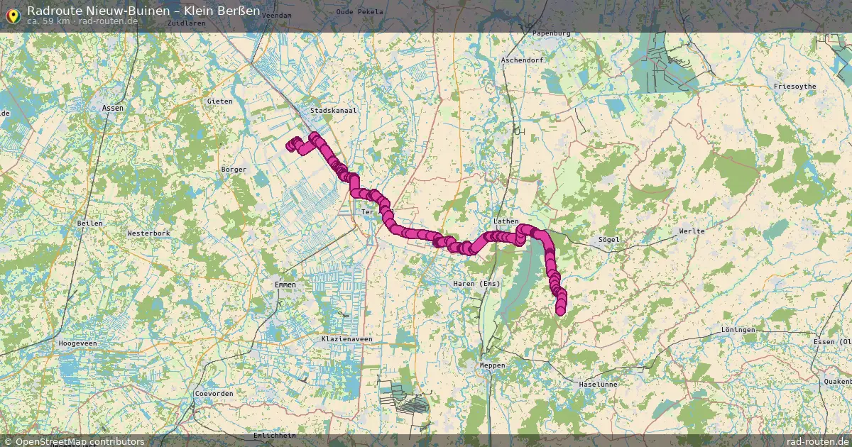 Radtour Nieuw-Buinen – Klein Berßen