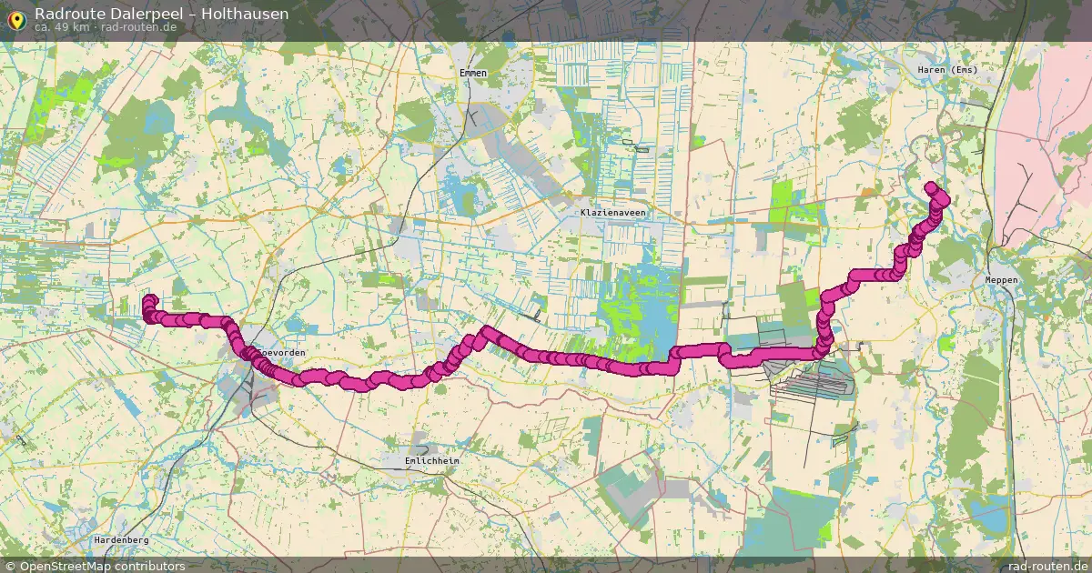 Radtour Dalerpeel – Holthausen