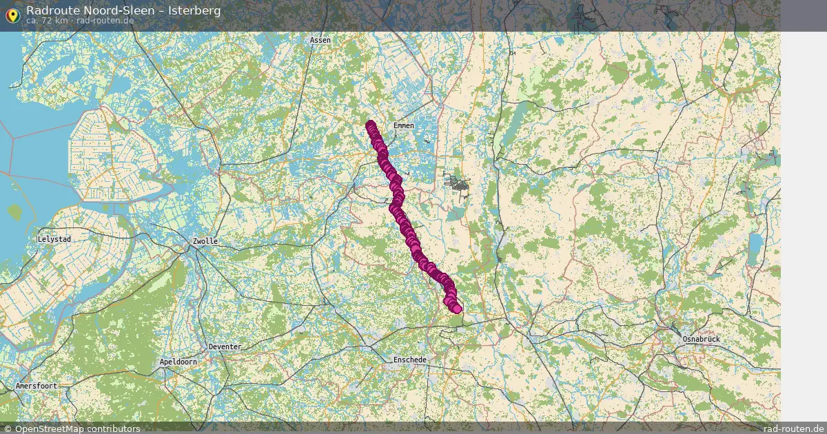 Radtour Noord-Sleen – Isterberg