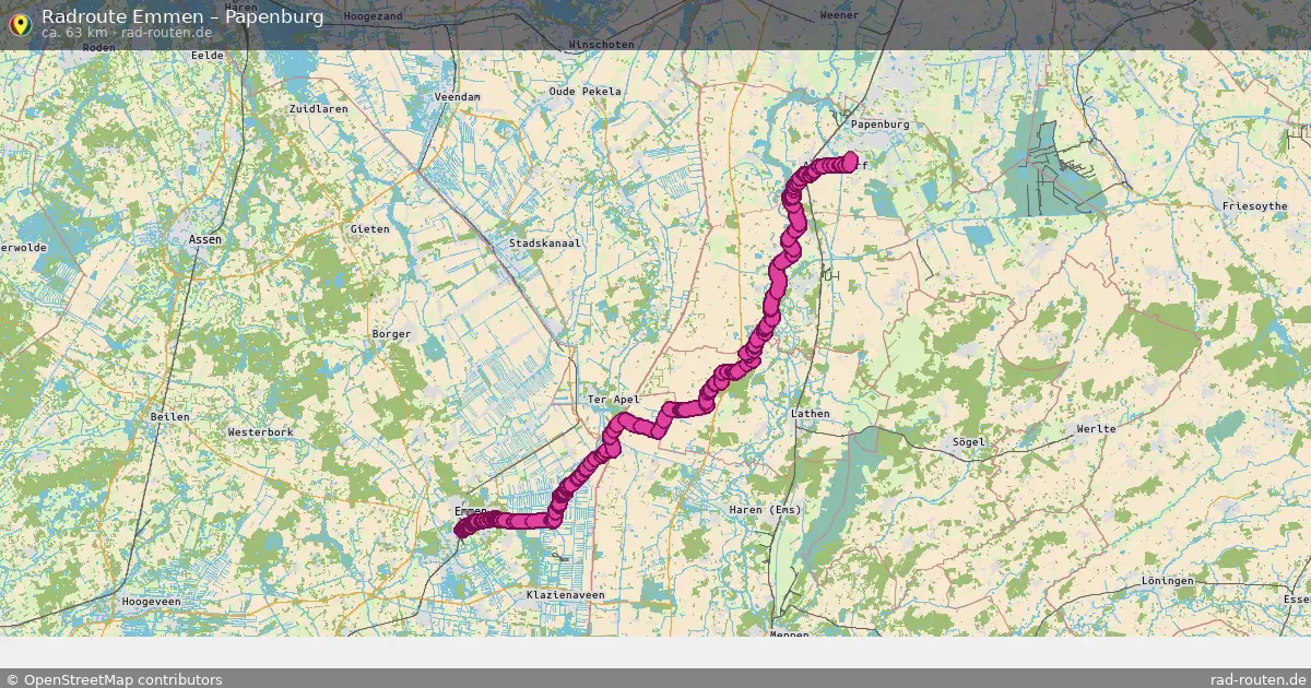 Radtour Emmen – Papenburg