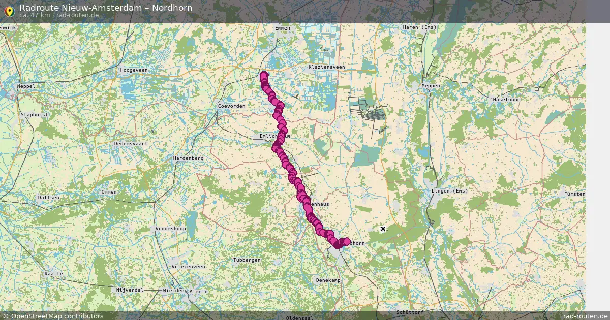 Radtour Nieuw-Amsterdam – Nordhorn