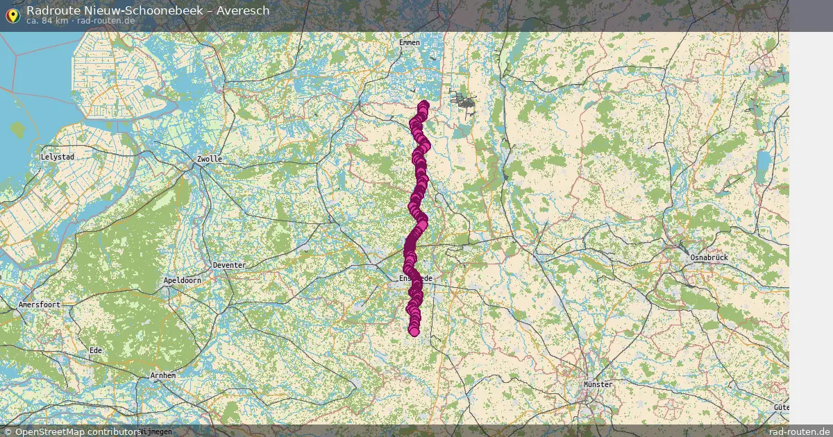 Radtour Nieuw-Schoonebeek – Averesch