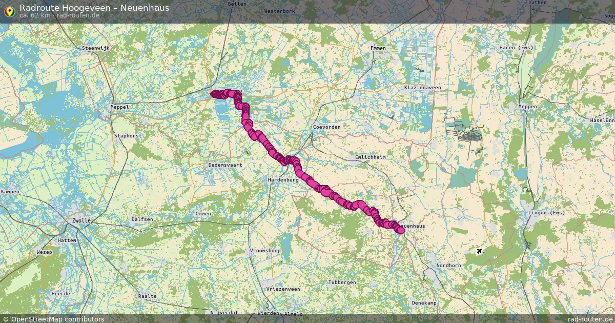 Radtour Hoogeveen – Neuenhaus