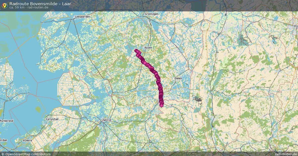 Radtour Bovensmilde – Laar