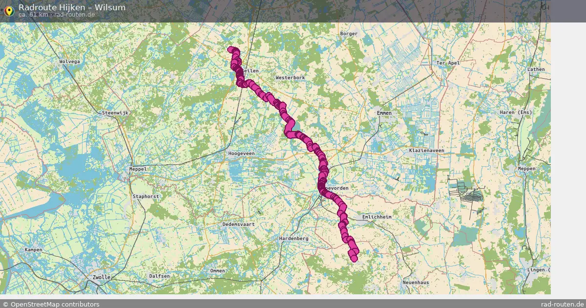 Radtour Hijken – Wilsum