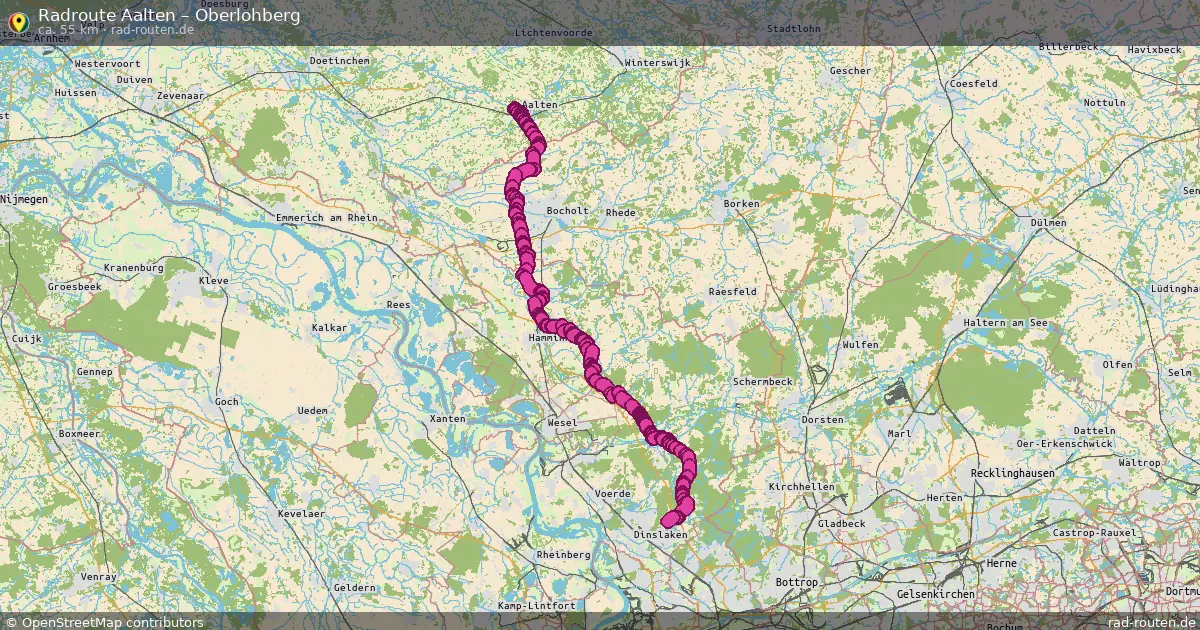 Radtour Aalten – Oberlohberg