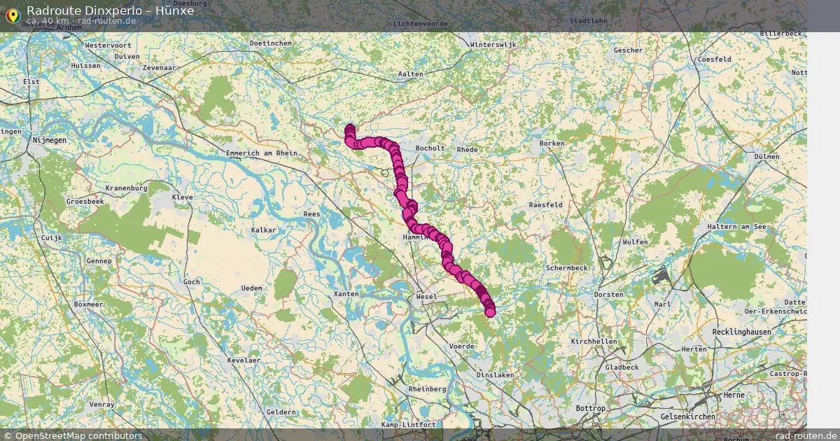 Radtour Dinxperlo – Hünxe