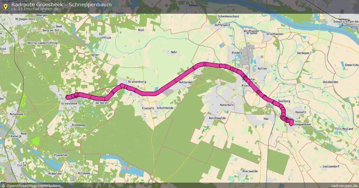 Radtour Groesbeek – Schneppenbaum