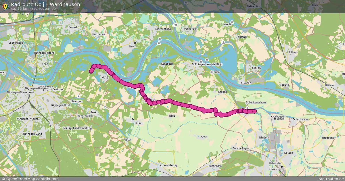 Radtour Ooij – Wardhausen