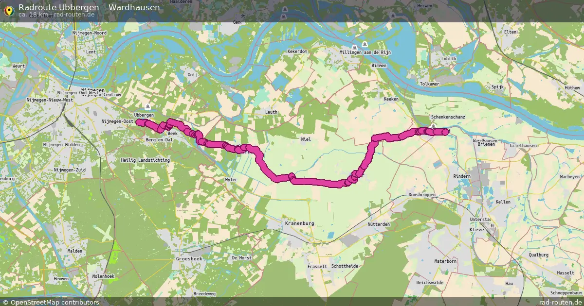 Radtour Ubbergen – Wardhausen