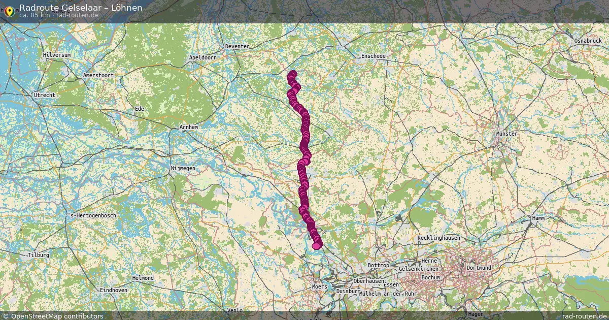 Radtour Gelselaar – Löhnen