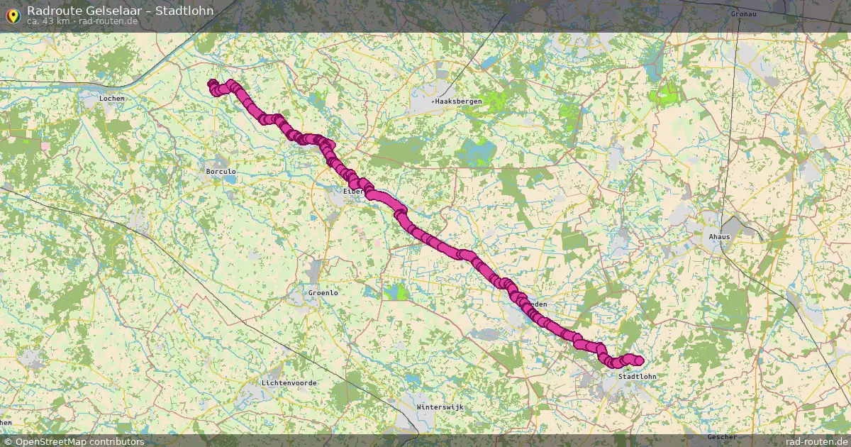 Radtour Gelselaar – Stadtlohn