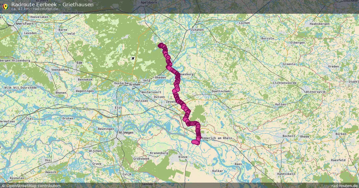 Radtour Eerbeek – Griethausen