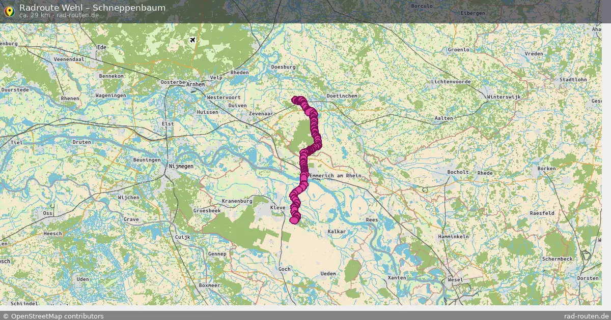 Radtour Wehl – Schneppenbaum