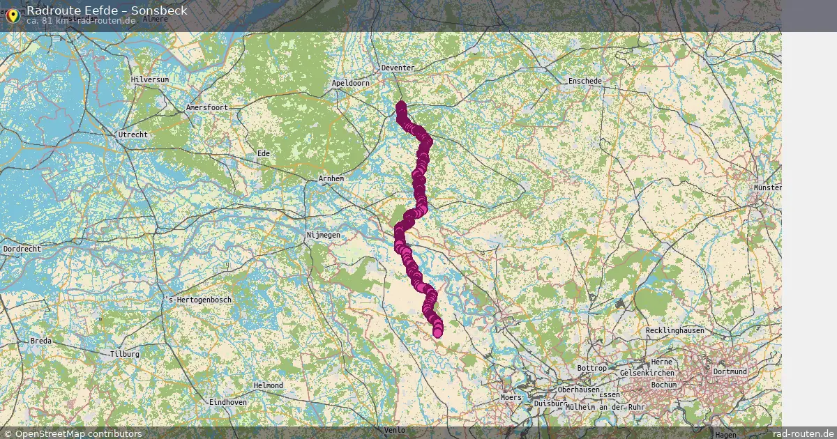 Radtour Eefde – Sonsbeck