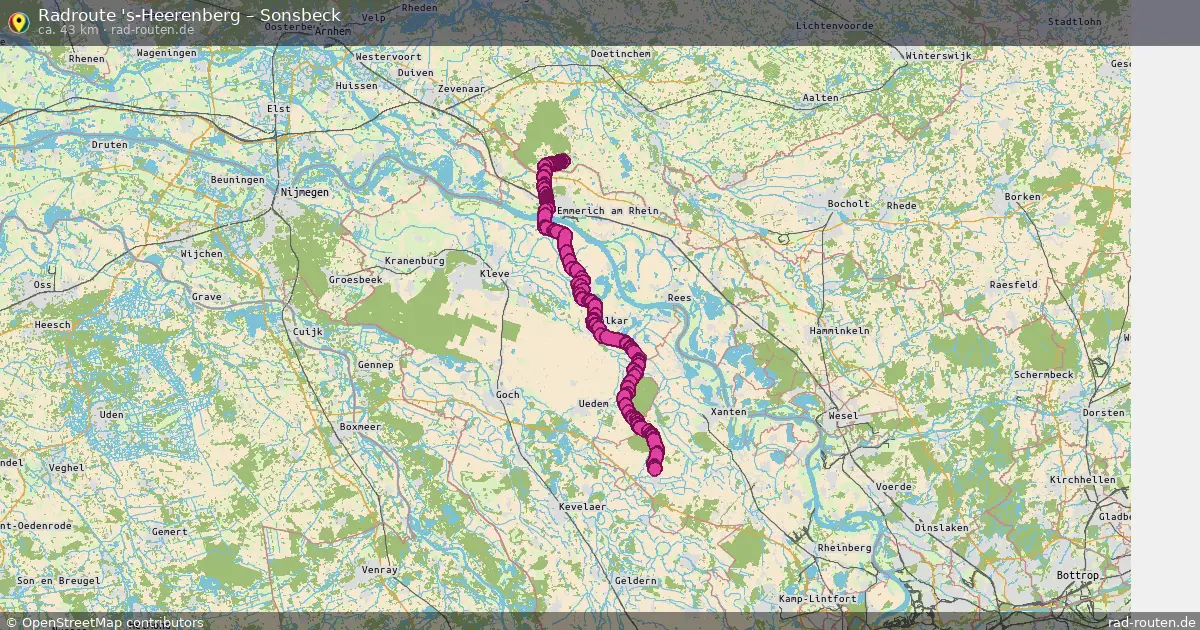 Radtour 'S-Heerenberg – Sonsbeck