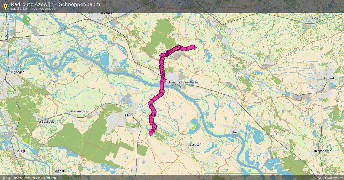 Radtour Azewijn – Schneppenbaum