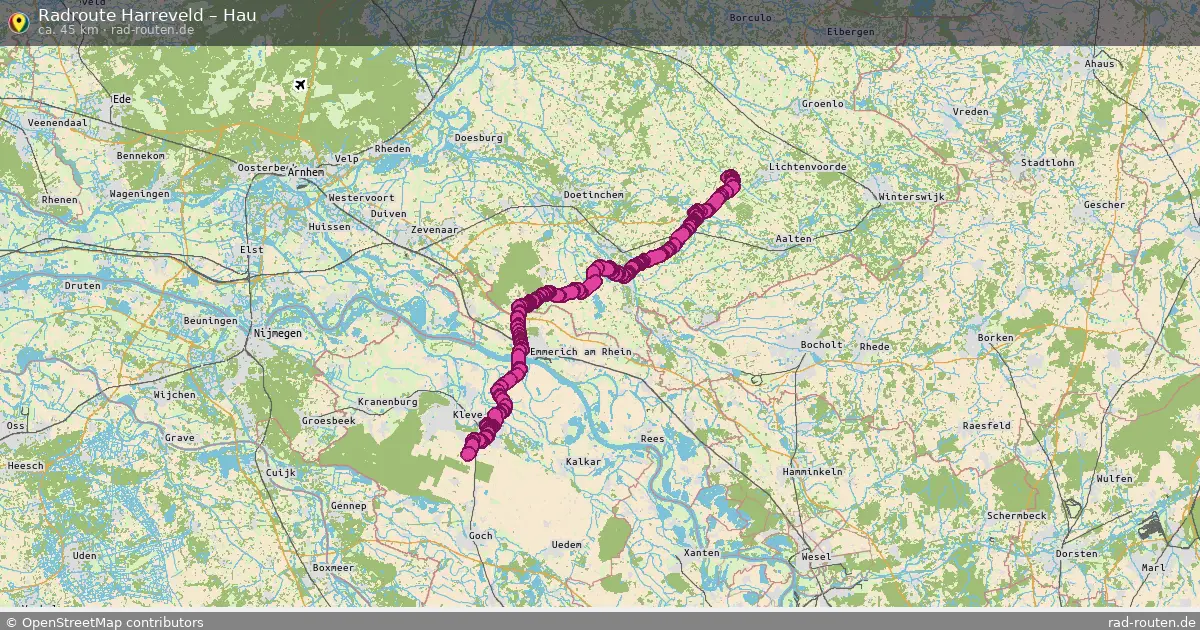 Radtour Harreveld – Hau