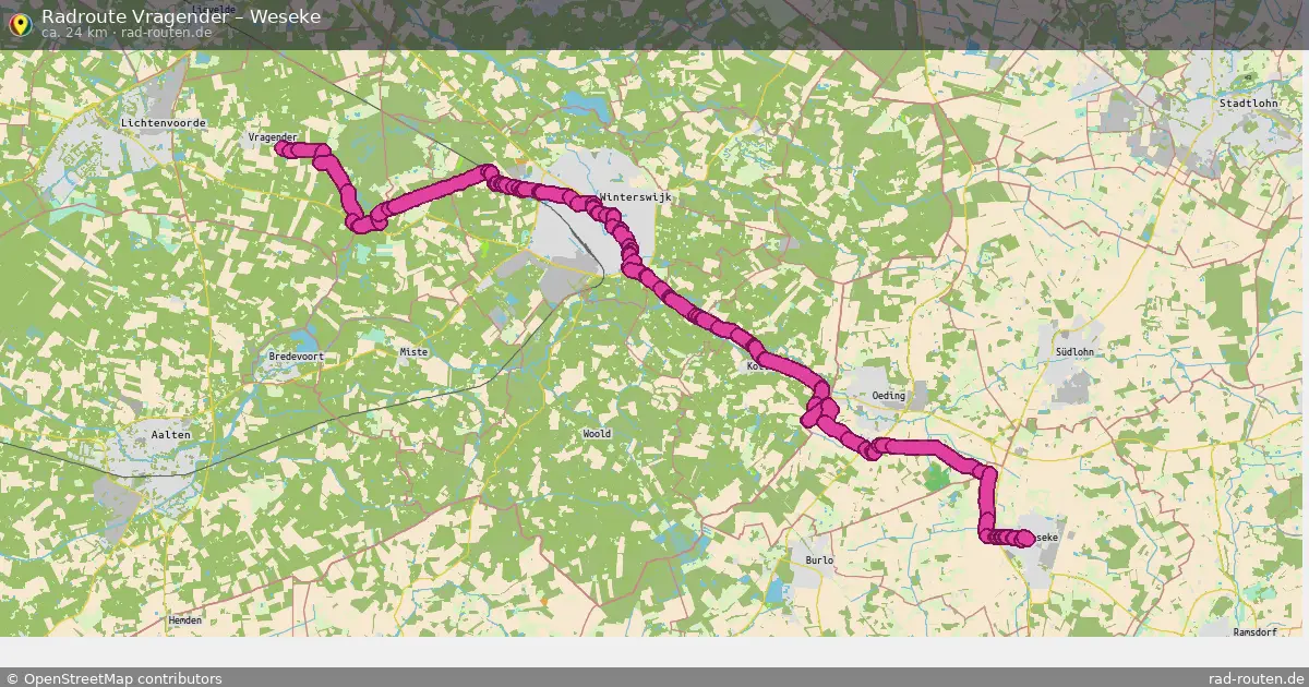 Radtour Vragender – Weseke