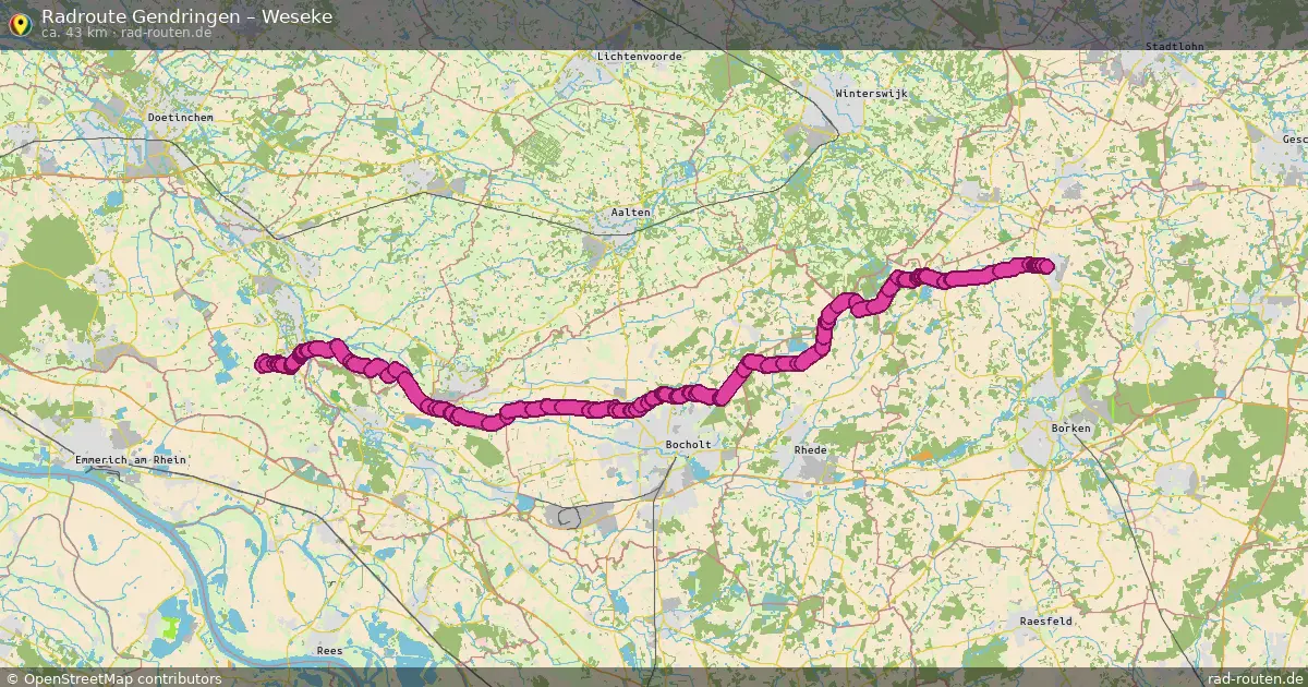 Radtour Gendringen – Weseke