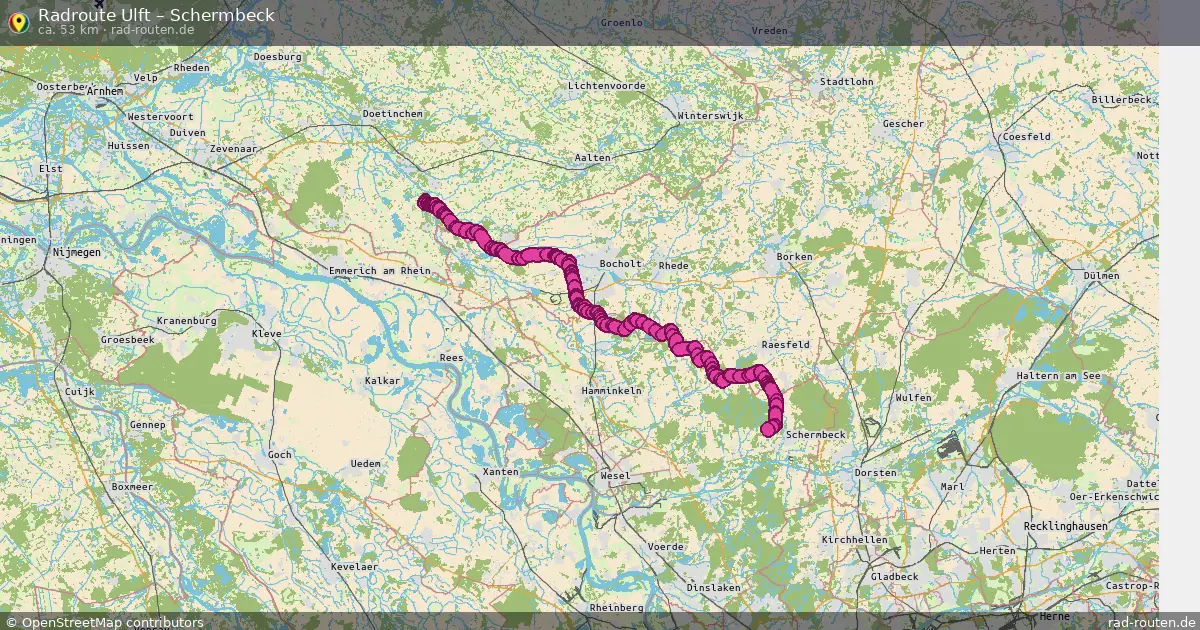 Radtour Ulft – Schermbeck