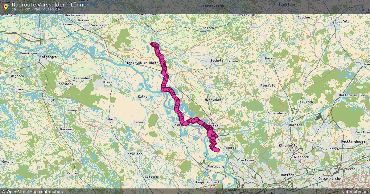 Radtour Varsselder – Löhnen