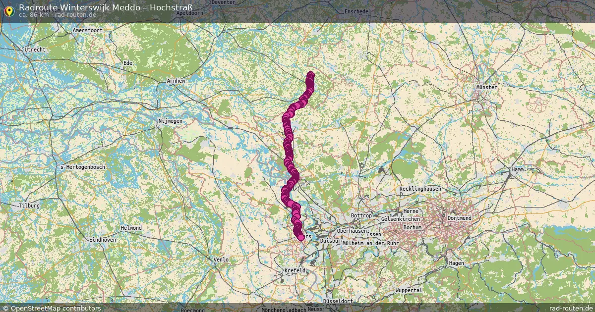 Radtour Winterswijk Meddo – Hochstraß