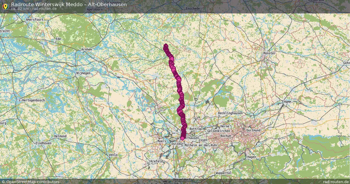 Radtour Winterswijk Meddo – Alt-Oberhausen