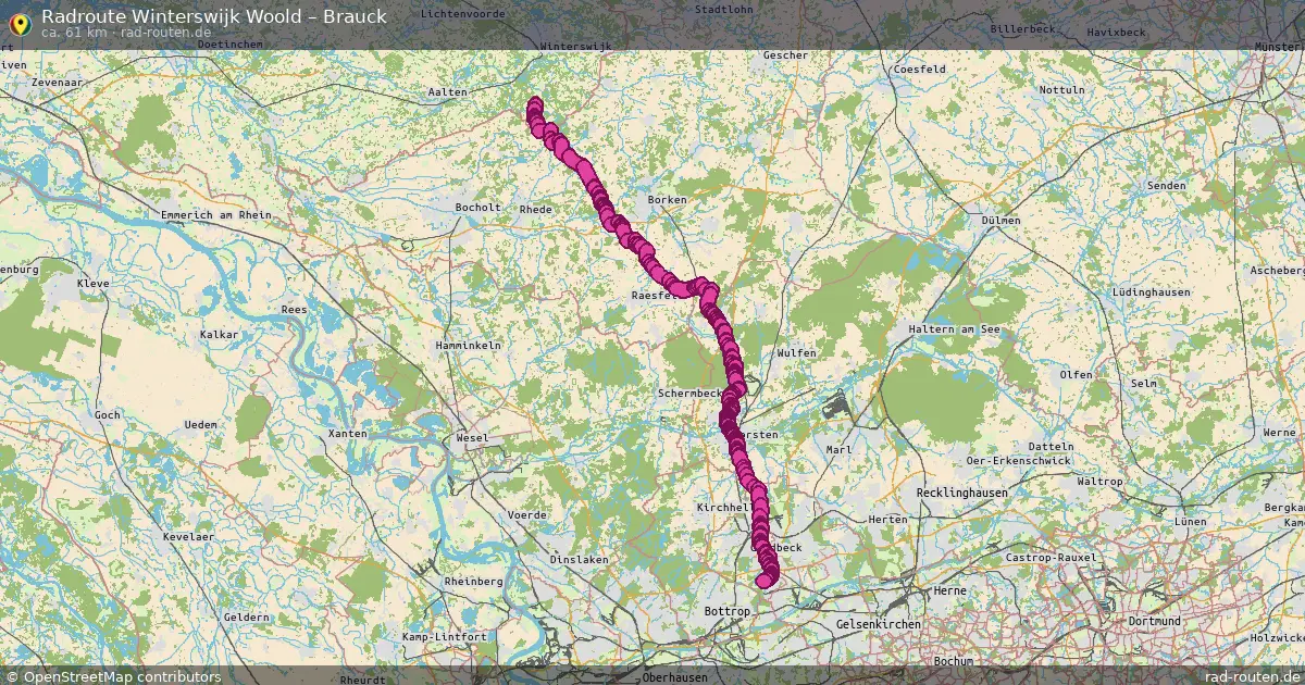 Radtour Winterswijk Woold – Brauck