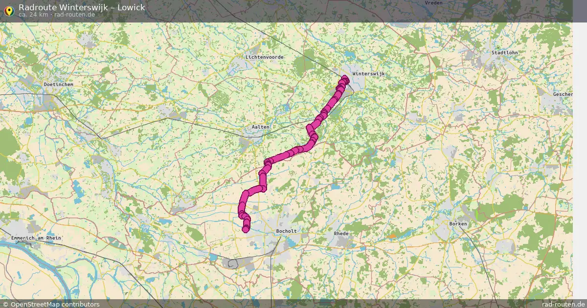 Radtour Winterswijk – Lowick