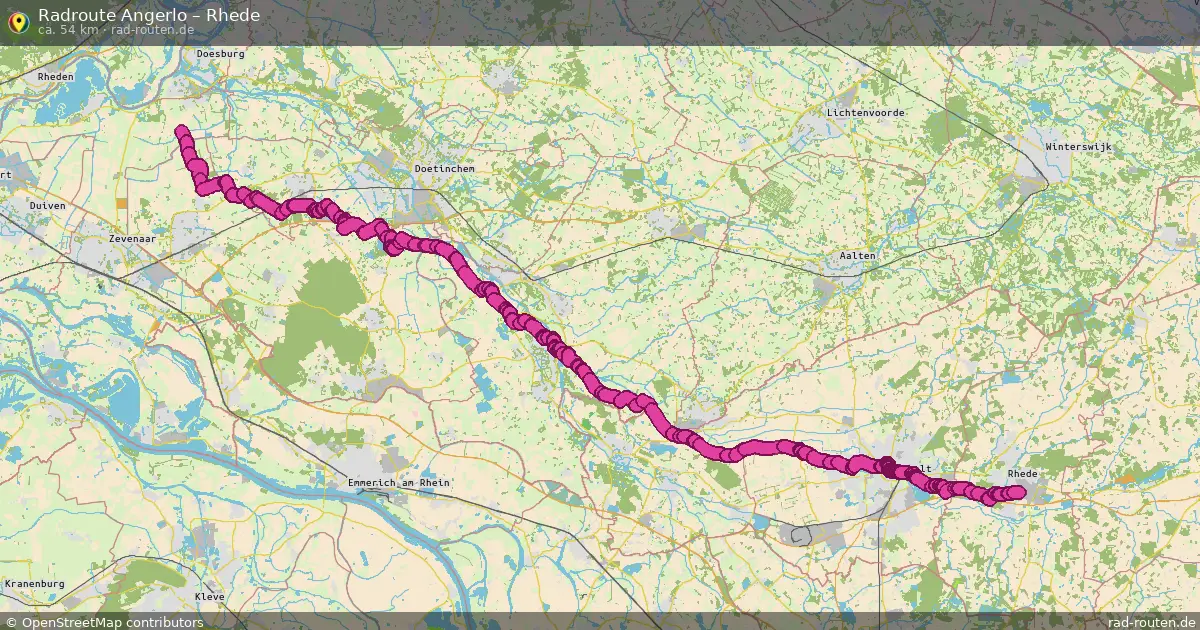 Radtour Angerlo – Rhede