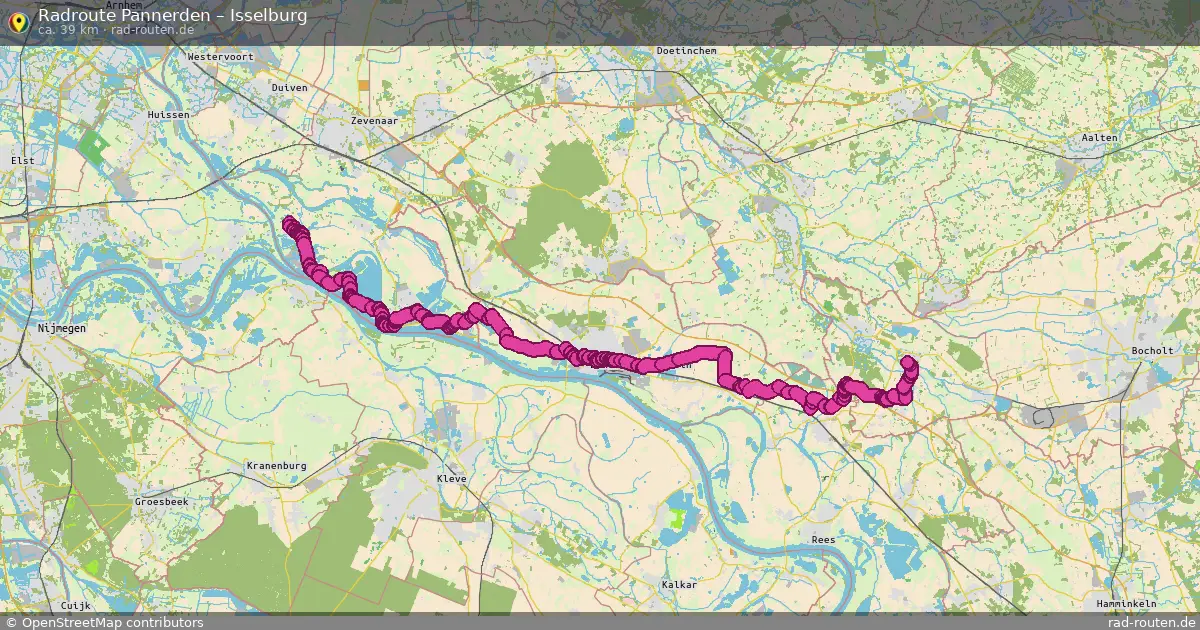 Radtour Pannerden – Isselburg