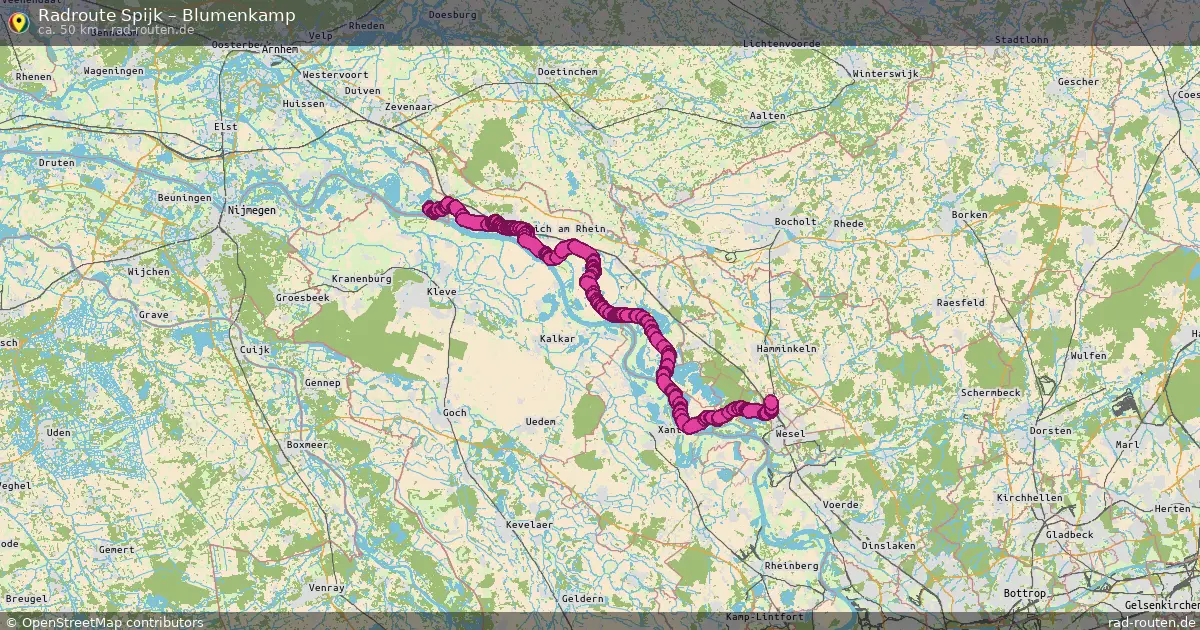 Radtour Spijk – Blumenkamp