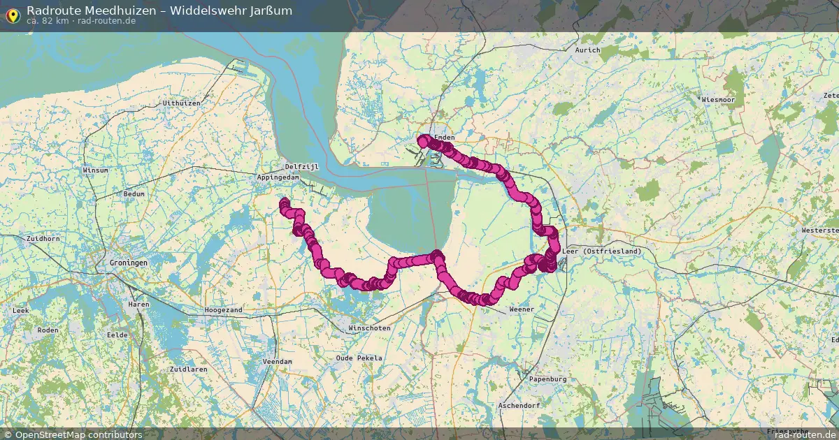 Radtour Meedhuizen – Widdelswehr Jarßum