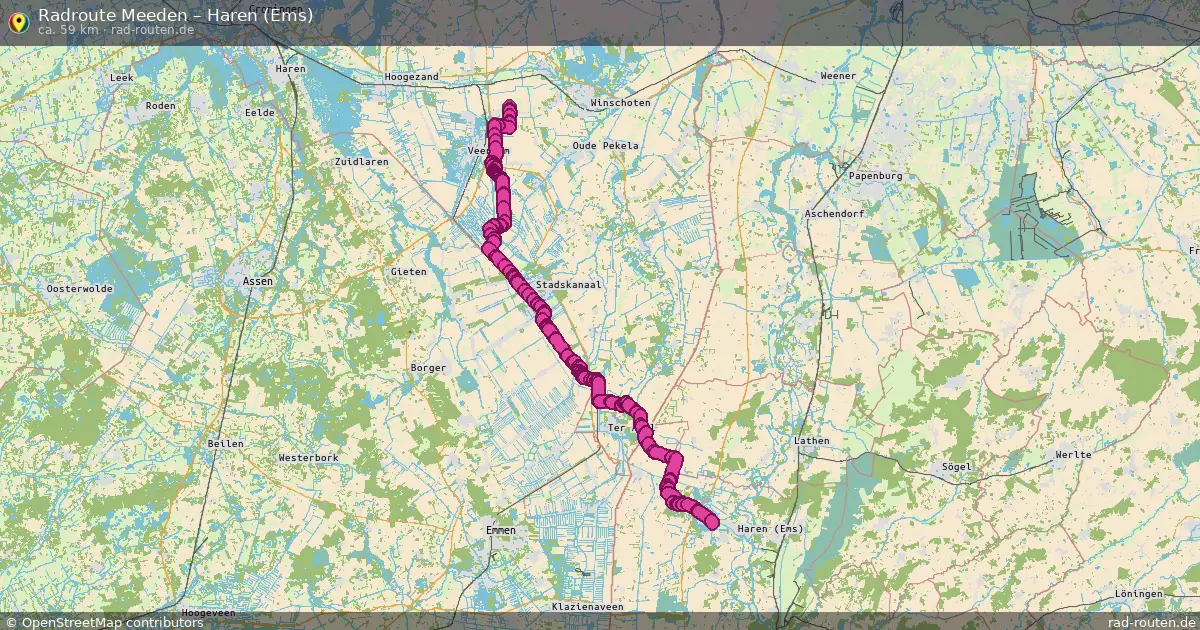 Radtour Meeden – Haren (Ems)