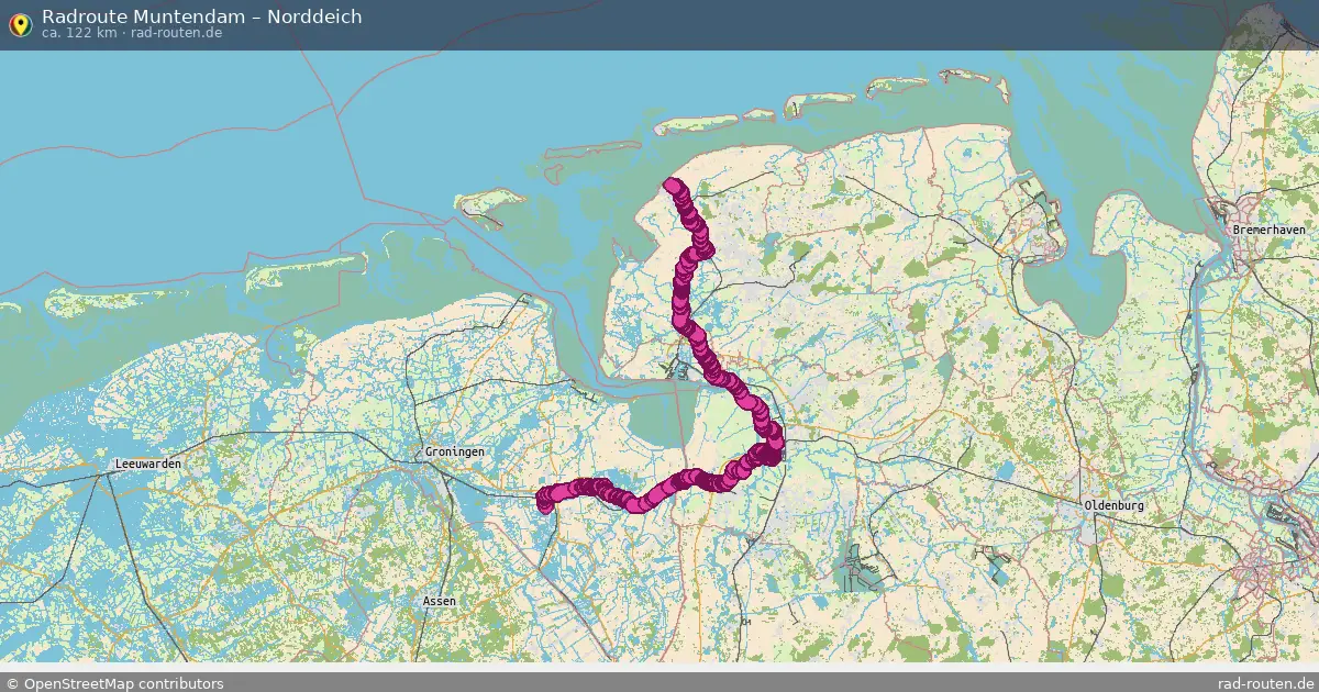 Radtour Muntendam – Norddeich
