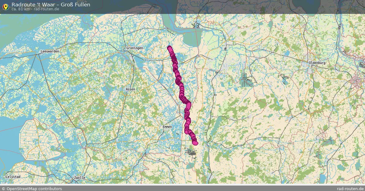 Radtour 'T Waar – Groß Fullen