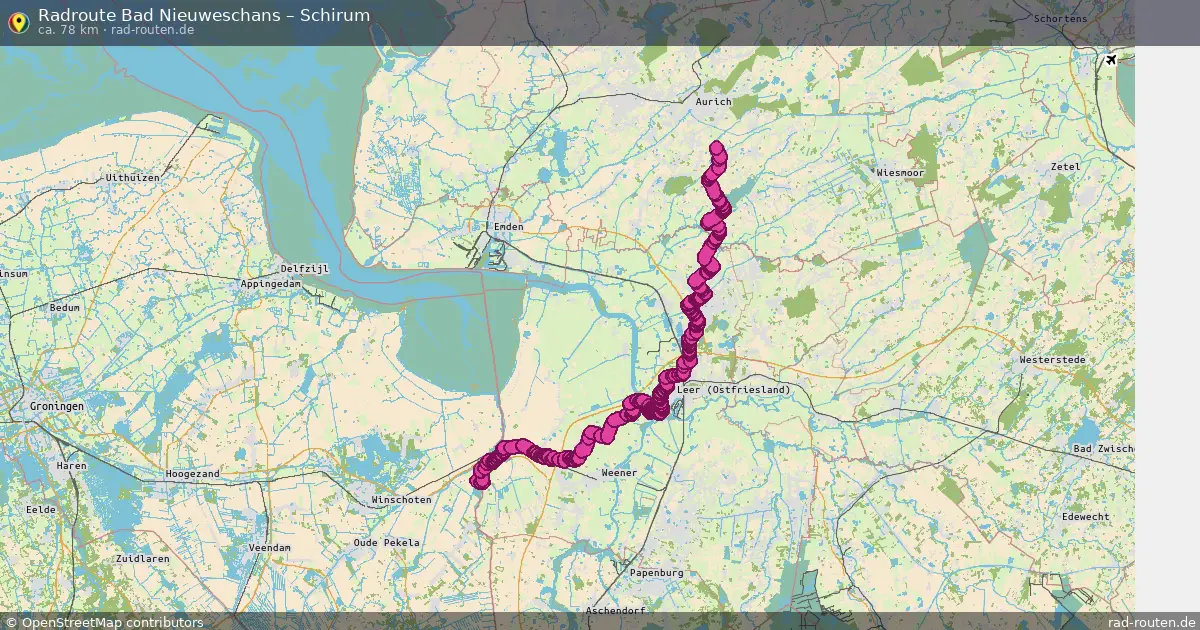Radtour Bad Nieuweschans – Schirum