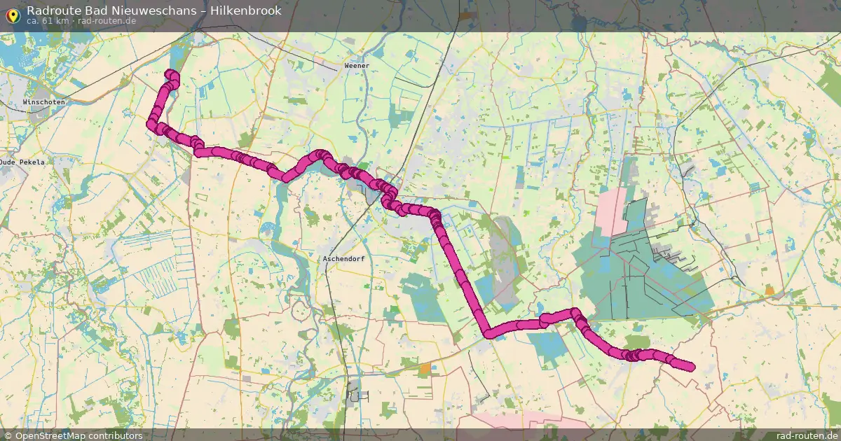 Radtour Bad Nieuweschans – Hilkenbrook